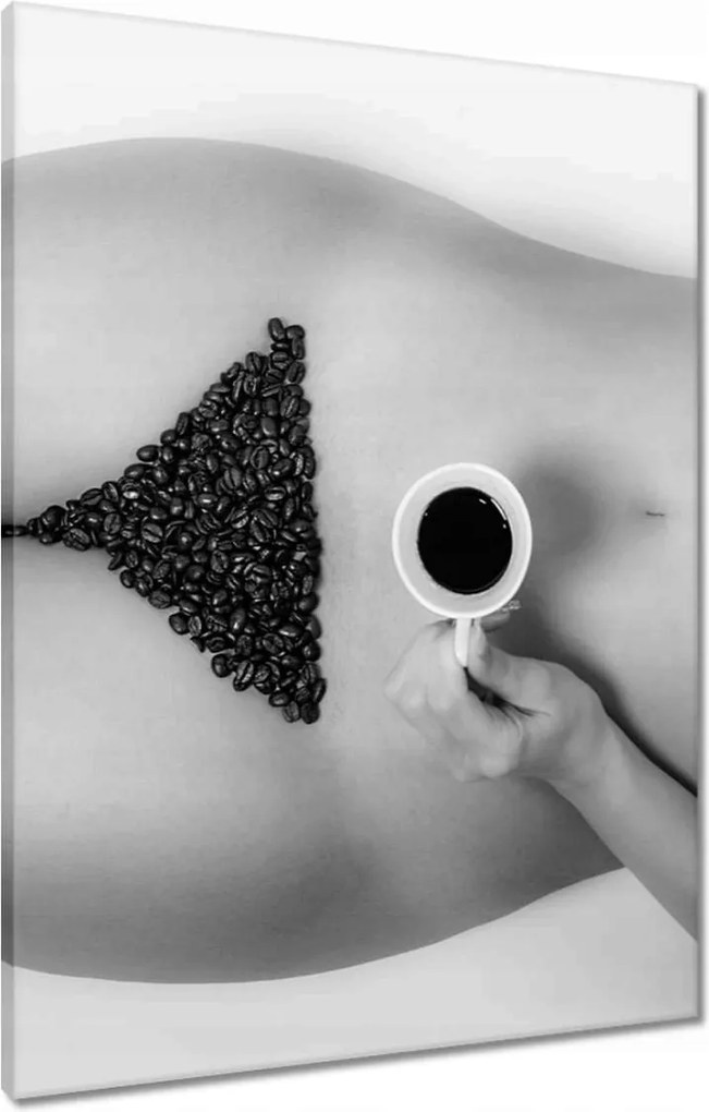 Vászonkép 60x80 Először a kávé