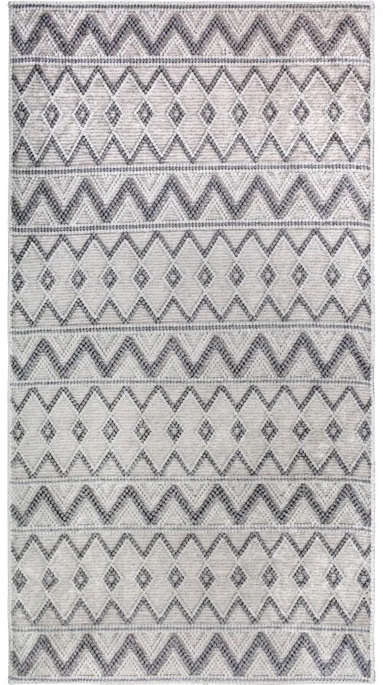 Szürke mosható szőnyeg 160x230 cm Zig Zag – Vitaus