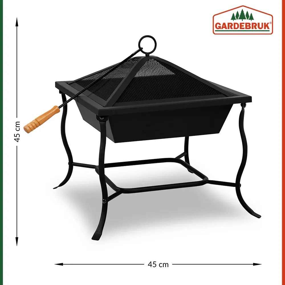 Deuba Tűzrakóhely - 45x45 cm