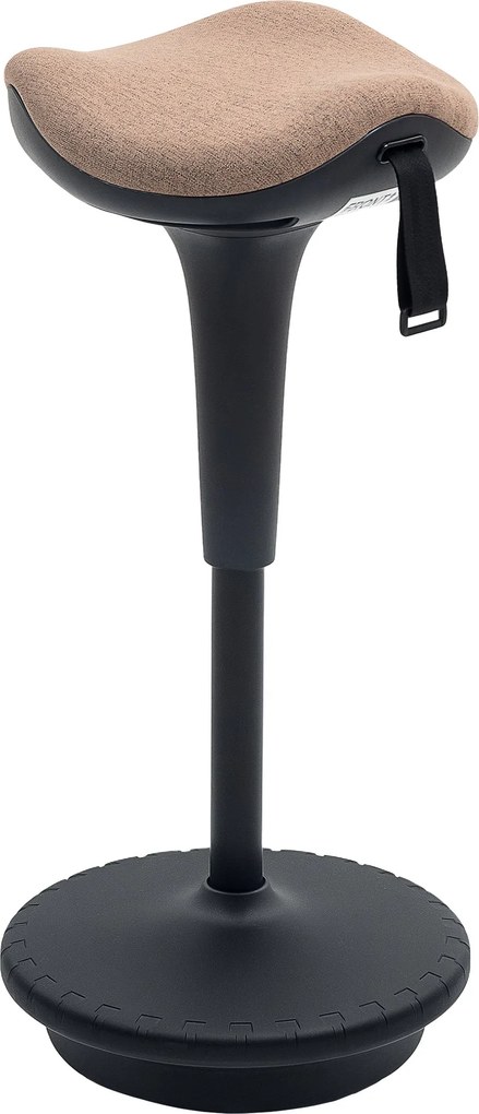 HOMCOM Irodai Szék Forgatható Funkcióval, Ergonomikus Szék, Munka Szék, Magasságban Állítható Ülőlap 68,5-83,5 cm, Nagy Talpú, 360°-ban Forgatható Áll