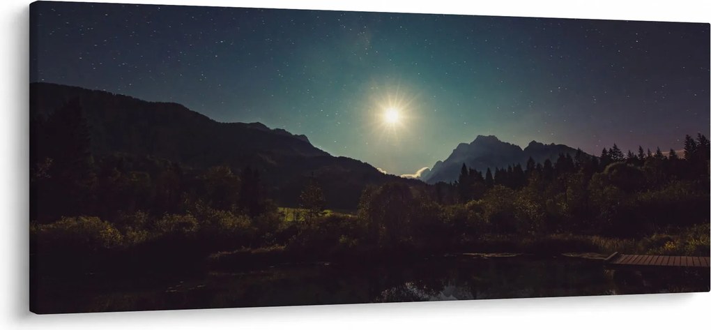 Kép - éjszakai égbolt (120x50 cm)