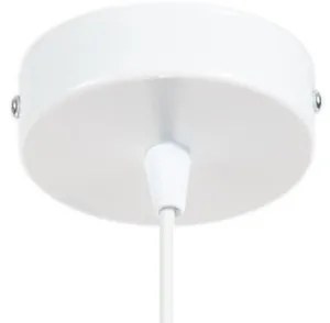 Csillár zsinóron WILL 1xE27/60W/230V fehér