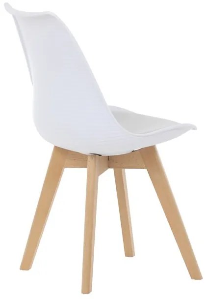 Fehér Műanyag Étkezőszék. CT-X7056 WT