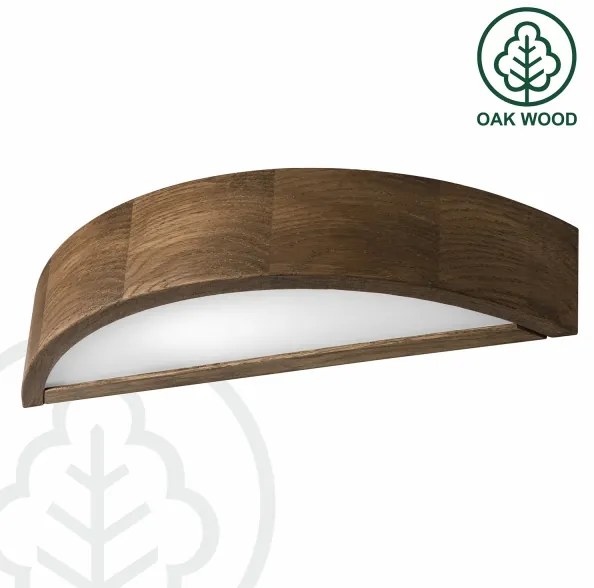 Brilagi - LED fali lámpa CARVALHO 1xE27/15W/230V tölgy dió