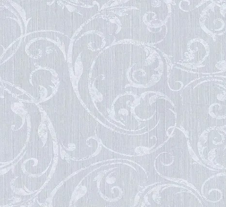 Ezüst díszes fali tapéta 42119-20