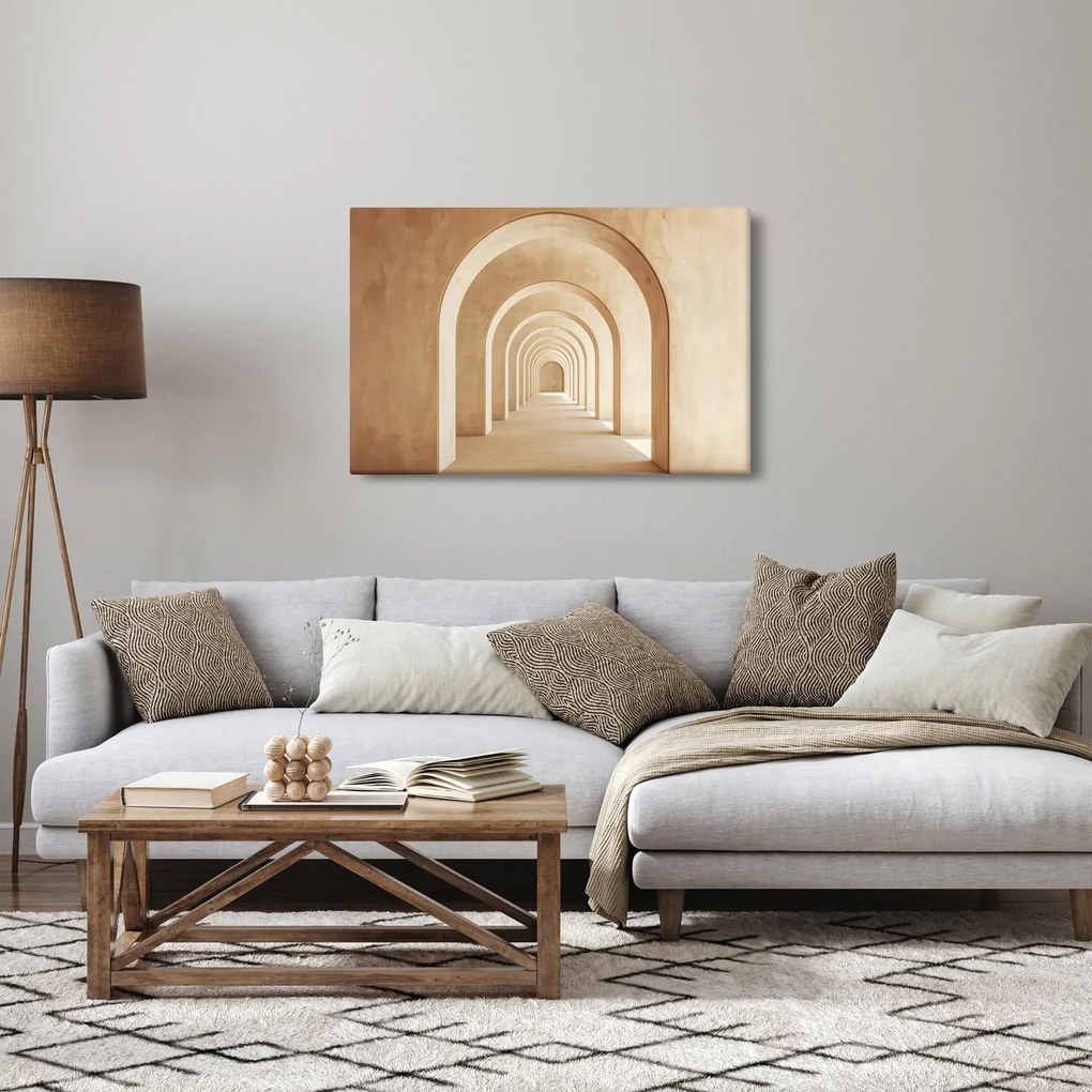 Kép - Bézs átjáró (90x60 cm)