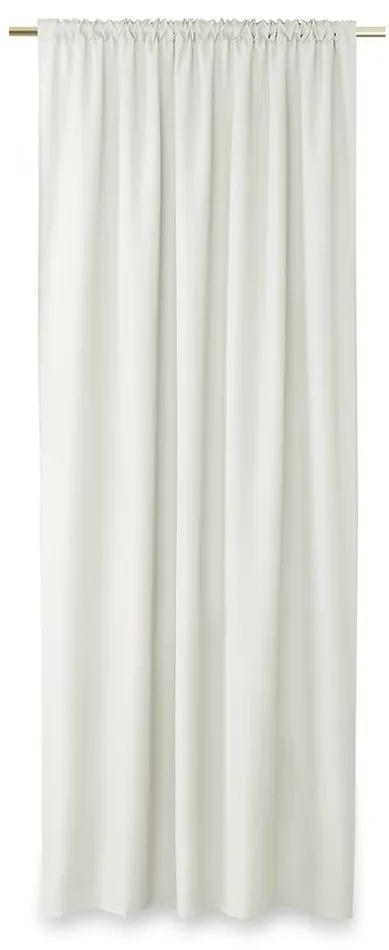 AmeliaHome Oxford Pleat függöny, fehér, 140 x 250 cm