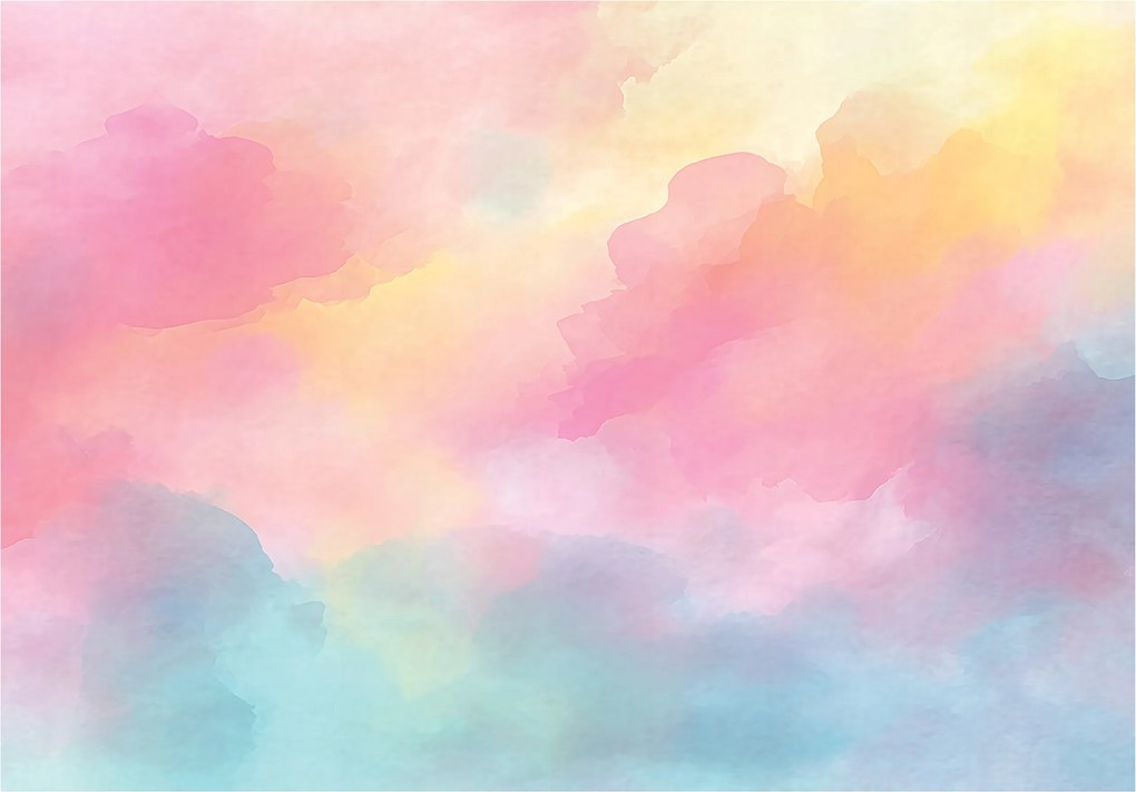 Fotótapéta Gyerekeknek Lányoknak Pasztell Rózsaszín Gyerek Tapéta 300x210