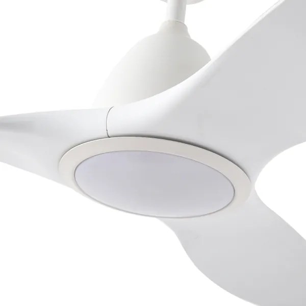 ZEVENTI - LED mennyezeti ventilátor URBINO LED/20W/230V Wi-Fi Tuya fehér + távirányító