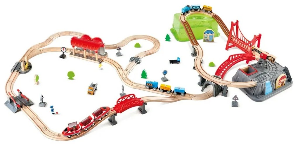 Hape Train pálya játékdobozzal