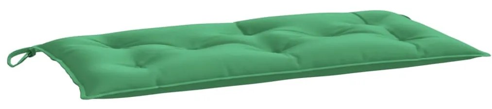 zöld oxford szövet kerti padpárna 110 x 50 x 7 cm