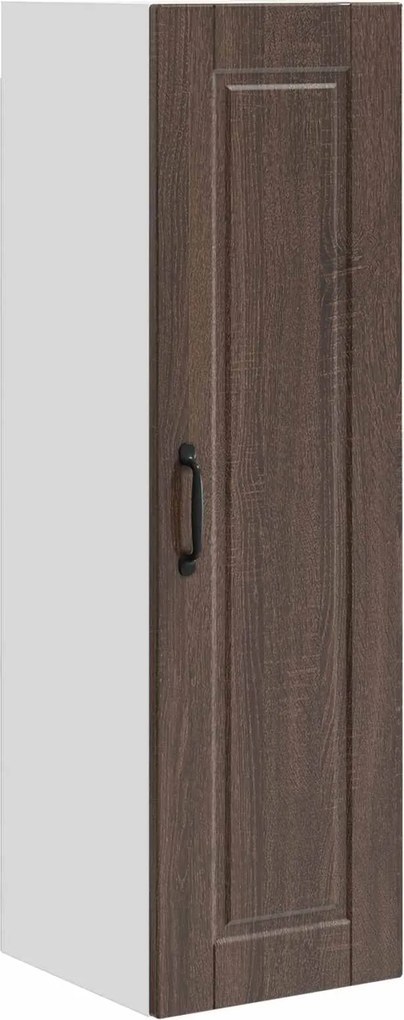 vidaXL Konyhaszekrény polcokkal Barna Tölgy 30 x 31 x 100 cm Faanyag