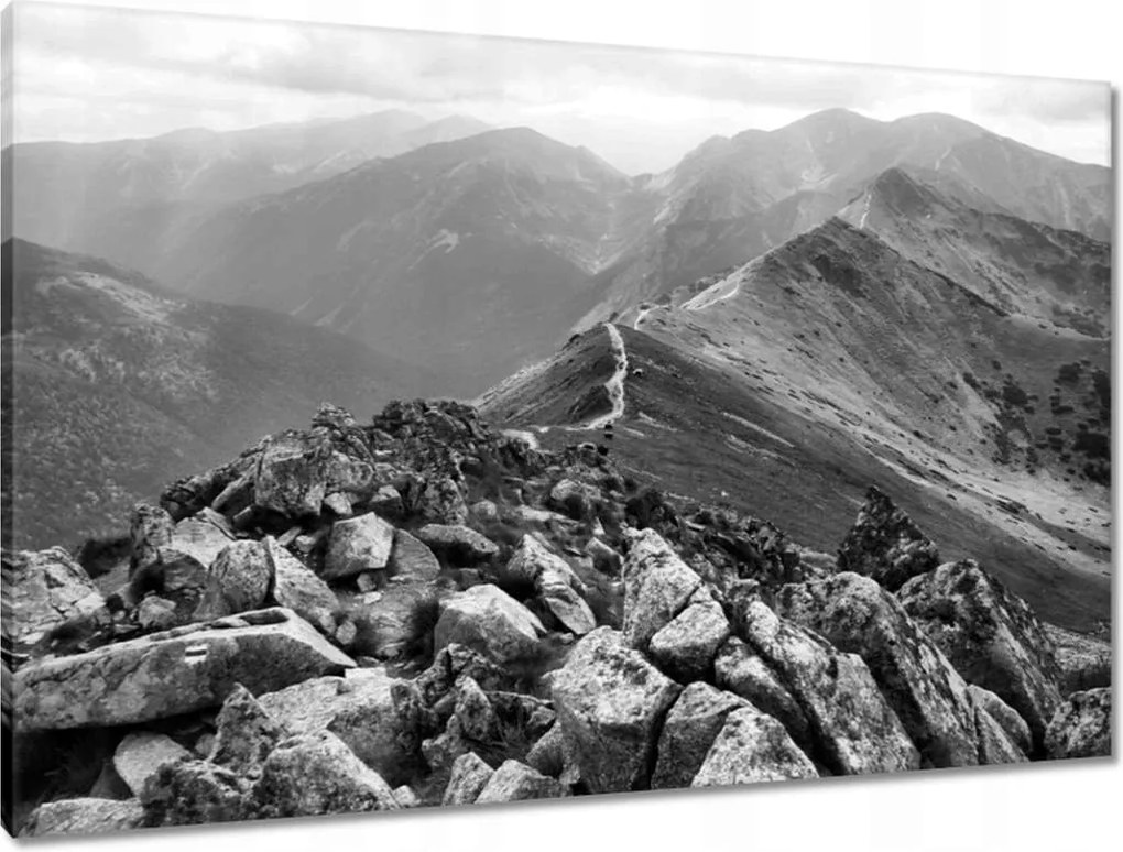 Vászonkép 90x60 Tátra Lengyel hegyek Kilátás