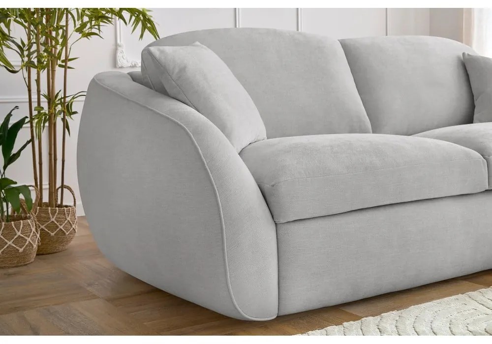 Világosszürke kinyitható kanapé 235 cm Cezanne – Bobochic Paris