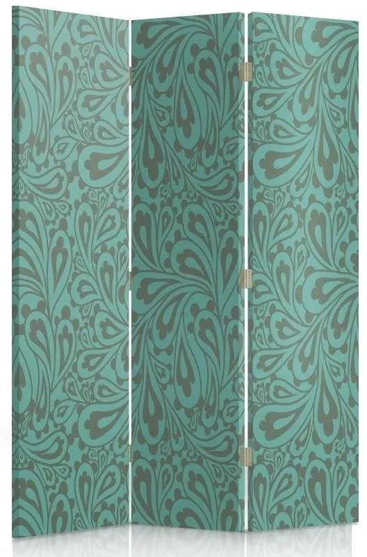 Gario Paraván Szépség türkizben Méret: 180 x 170 cm, Kivitelezés: Klasszikus paraván