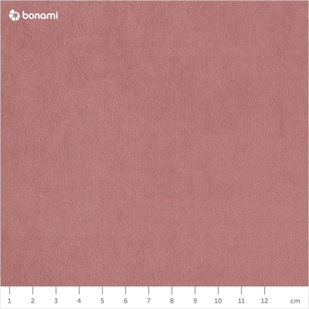 Világos rózsaszín bársony kinyitható sarokkanapé (jobb oldali) Sweet Harmony – Miuform