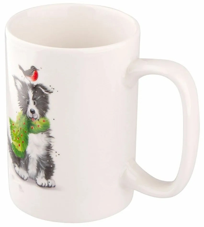 Altom  Xmas Dog B porcelán bögre, 300 ml