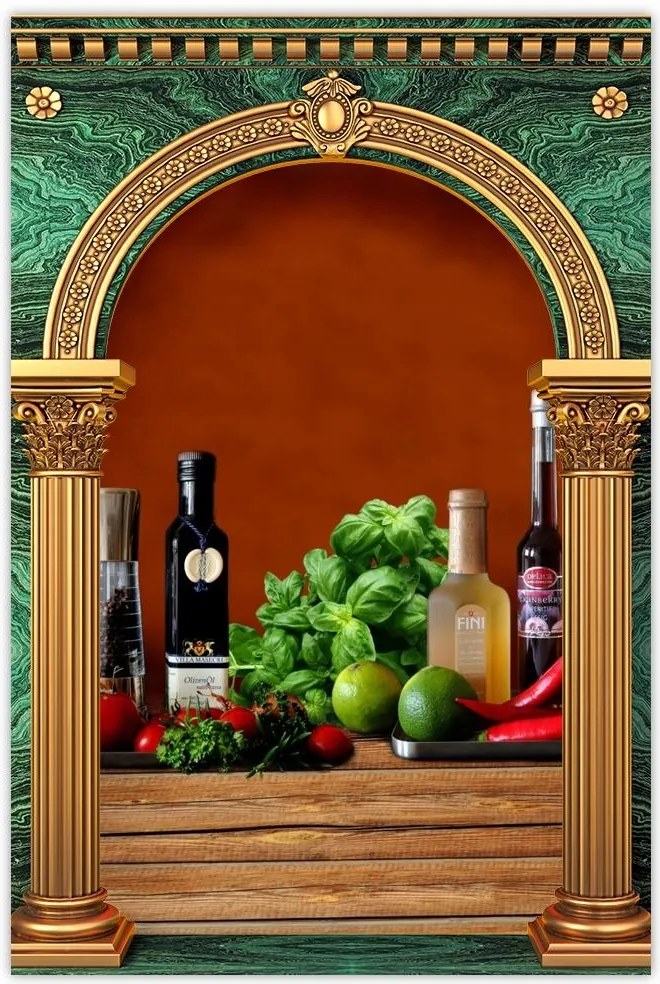 Poszterek 40x60 Zöldségek Gyümölcsök Fűszerek