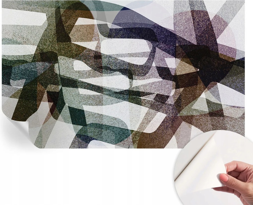 Öntapadós Dekoratív Fotótapéta Hálószobába Színes ívek 416x254 cm