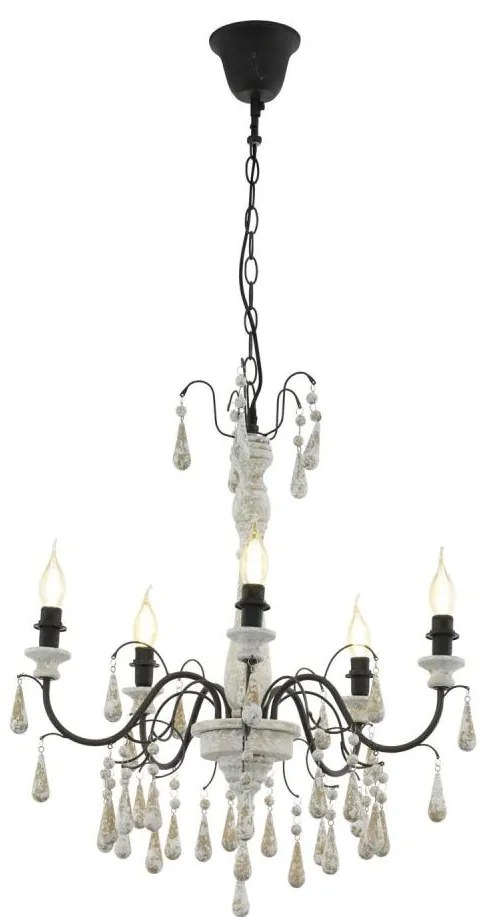 Eglo 33011 - Láncos csillár 5xE14/40W/230V