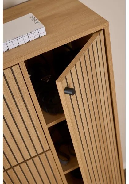 Olivia cipőtároló, tölgy színű