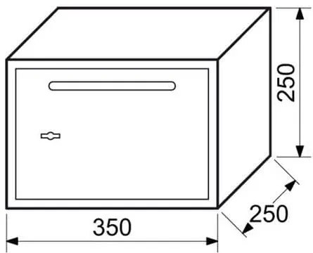 Bedobónyílásos bútorszéf mechanikus zárral