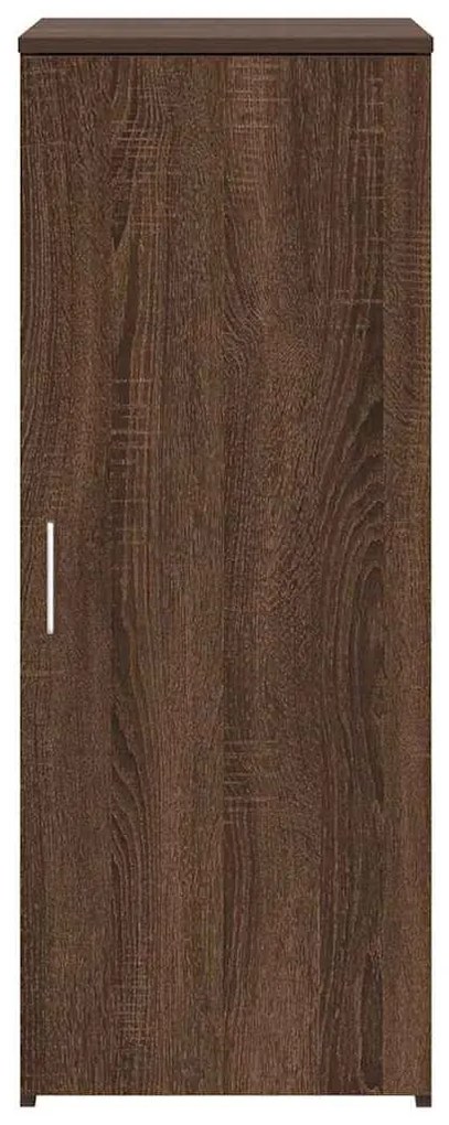 tároló szekrény barna tölgy 40x45x103,5 cm szerelt fa