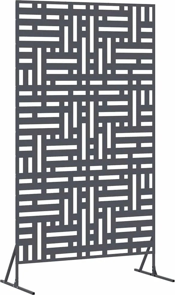vidaXL Magánszféra Képernyő Antracit 100 x 50 x 180 cm Acél