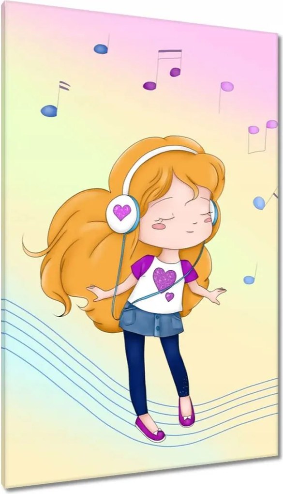 Vászonkép 80x120 Gyerekeknek Gyerek minta