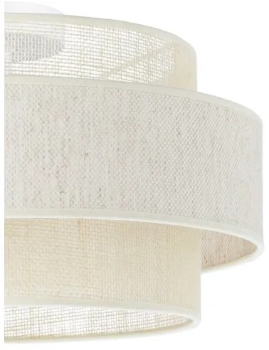 Mennyezeti lámpa BOHO 1xE27/60W/230V Ø 40 cm krémszínű/juta