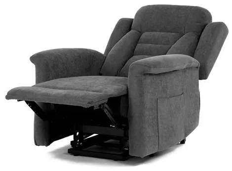 Relax fotel elektromos kábelvezérléssel, szürke szövetkárpittal. TV-7072 GREY2