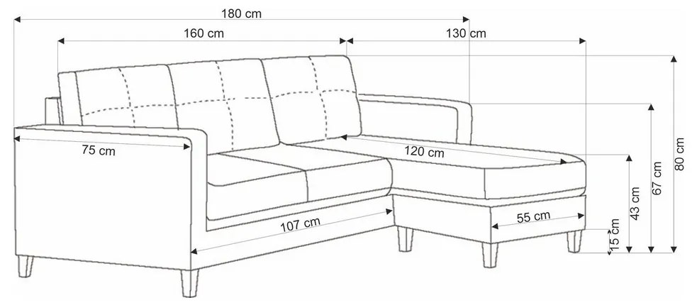 Ecker ülőgarnitúra, szürke