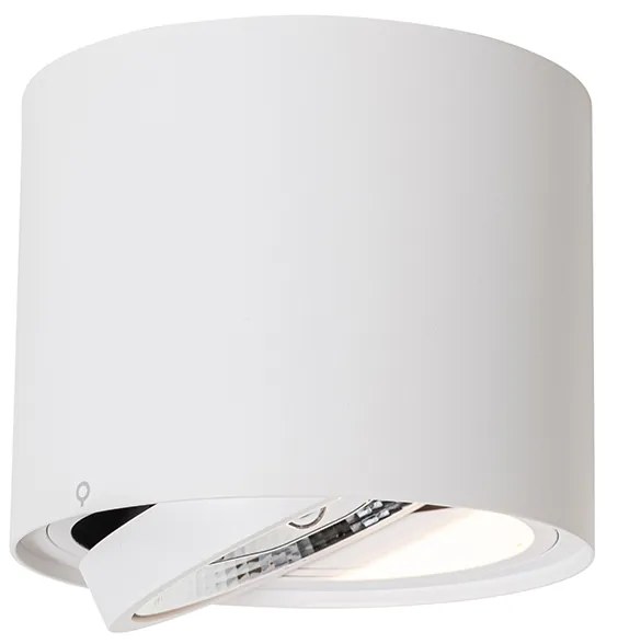 Okos mennyezeti spotlámpa fehér, forgatható és dönthető, Wifi GU10 111mm-rel - Rondoo Up
