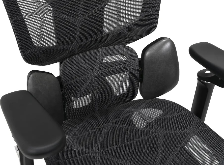 Irodai szék, sötétszürke/fekete, teherbírás 150 kg, VILMER