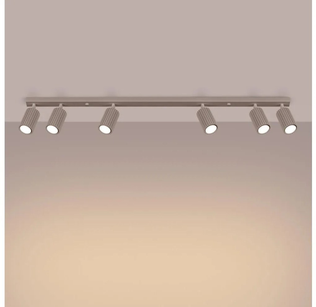 Brilagi - Spotlámpa CRESTO 6xGU10/10W/230V taupe