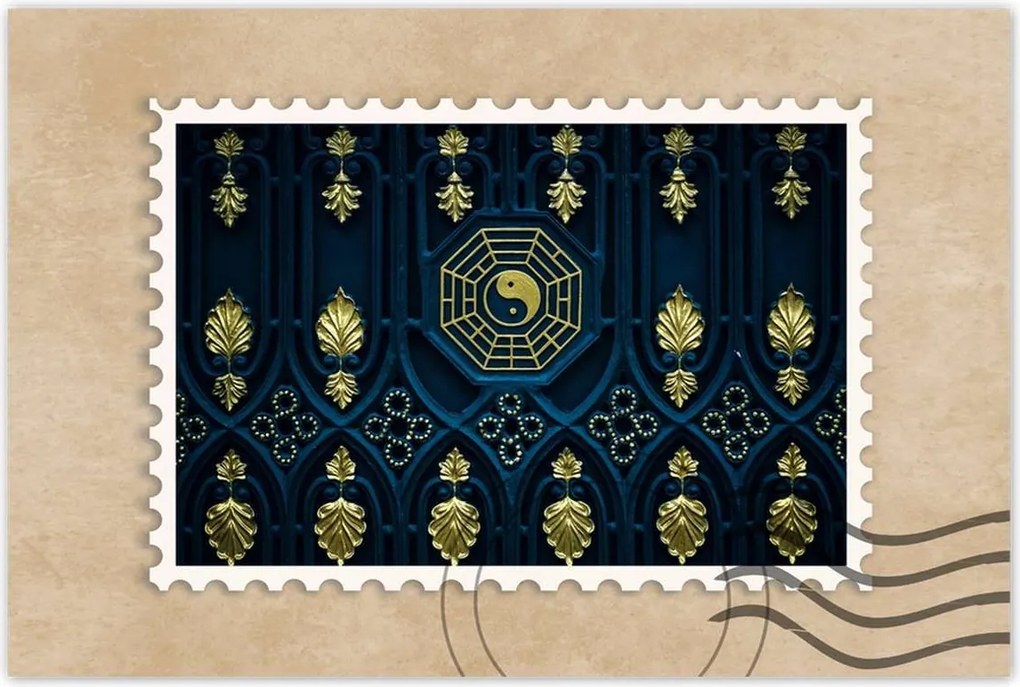 Poszterek 60x40 Absztrakt Arany harmónia