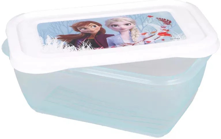 Disney Jégvarázs Blue Forest műanyag ételhordó doboz 3 db-os