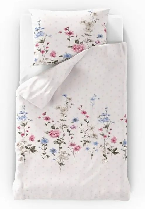 Kvalitex pamut ágynemét Delux Louka rózsaszín, 140x 220 cm, 70 x 90 cm, 140 x 220 cm, 70 x 90 cm