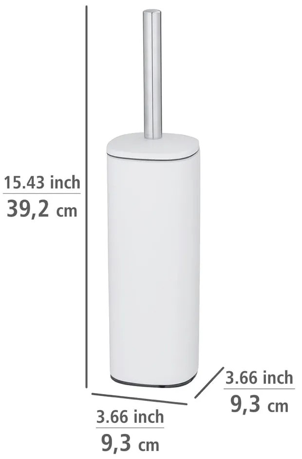 Alassio fehér rozsdamentes acél WC-kefe - Wenko