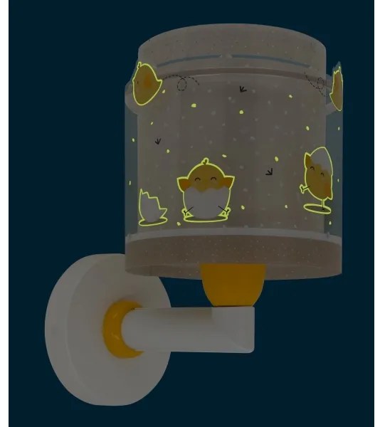 Dalber 76879 - Gyerek fali lámpa BABY CHICK 1xE27/15W/230V