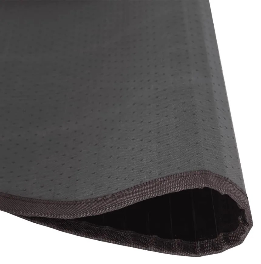 kerek sötétbarna bambusz szőnyeg 100 cm