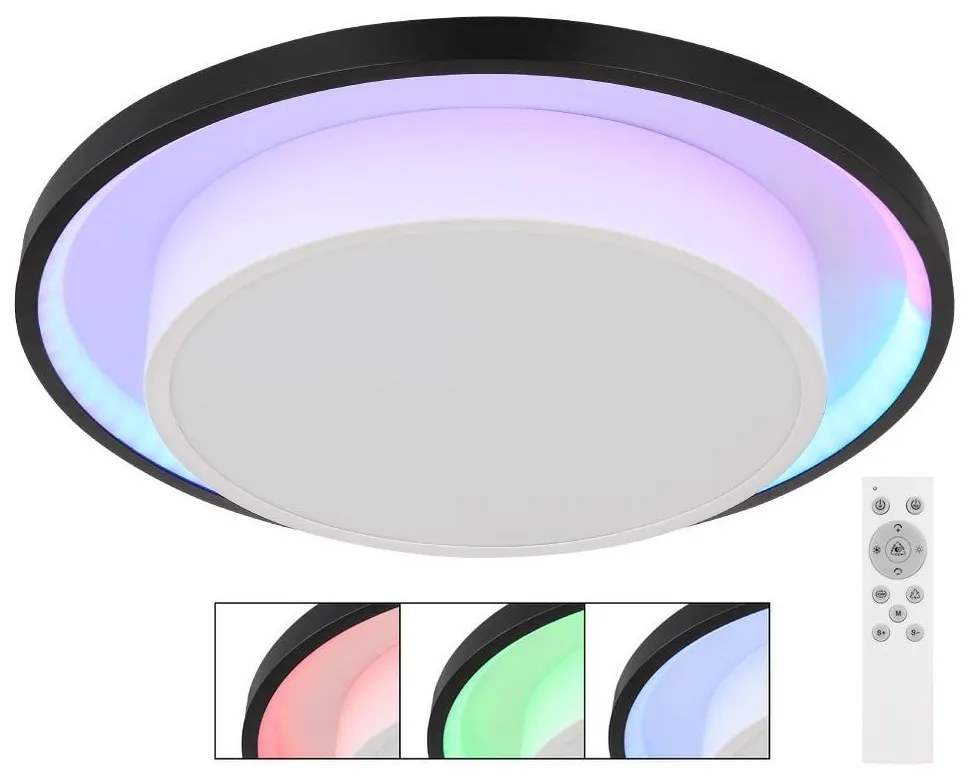 Globo Globo 41390-21 - LED RGBW Dimmelhető mennyezeti lámpa MORGAN LED/21W/230V + távirányító GL7178