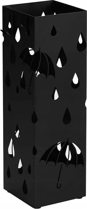 Esernyőtartó Állvány Esernyőtartó Csepegtetővel, Fekete