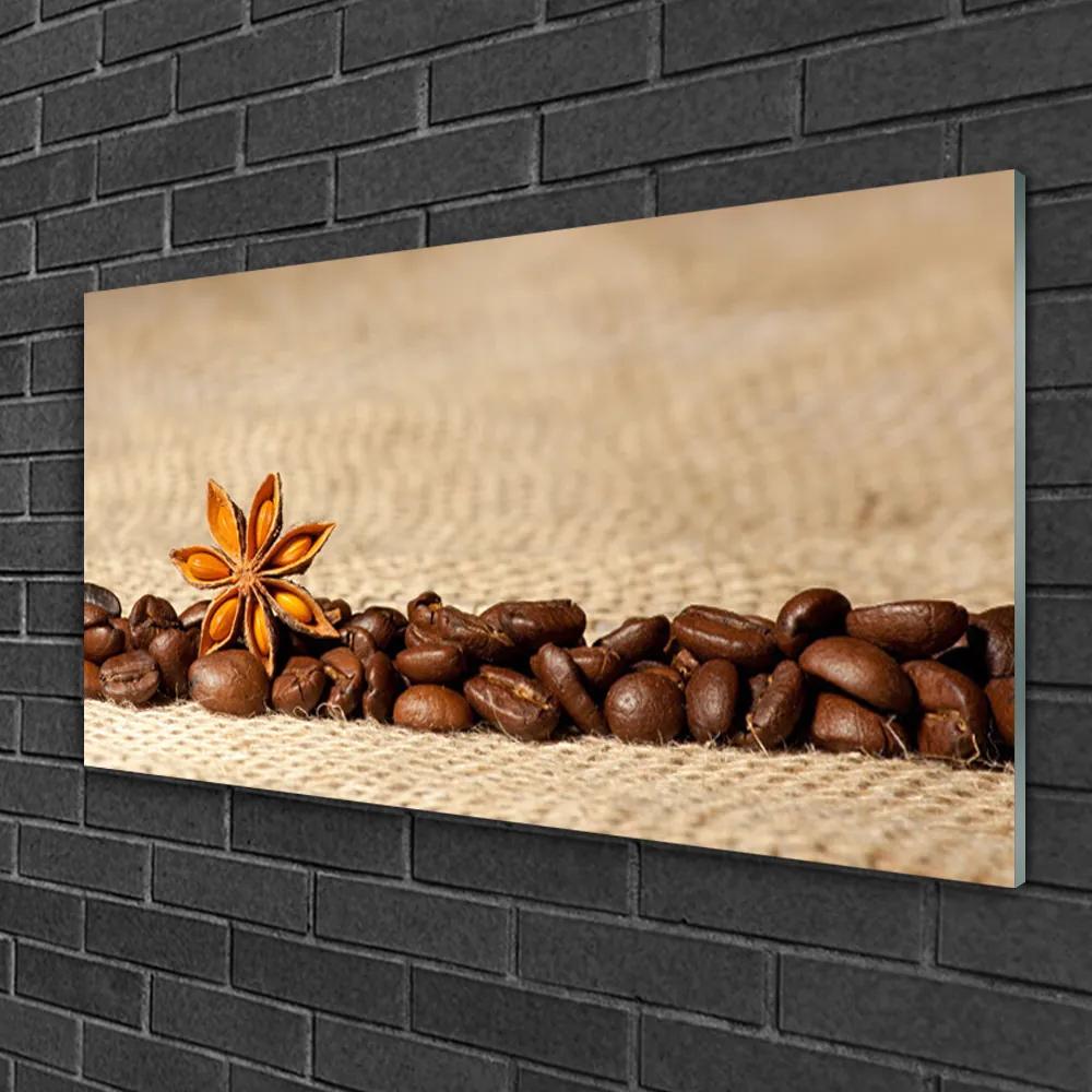 Akrilkép Konyhai Kávébab 125x50 cm