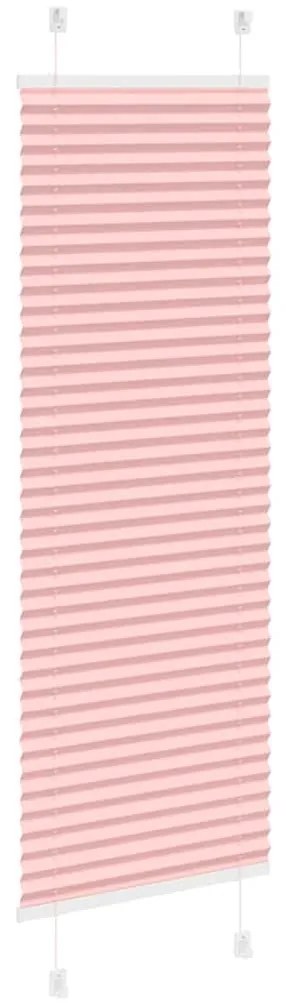 pliszírozott redőny rózsaszín 45x150 cm szövetszélesség 44,4 cm