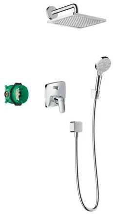 Zuhanyrendszer Hansgrohe Crometta E egykaros csapteleppel króm 27957000