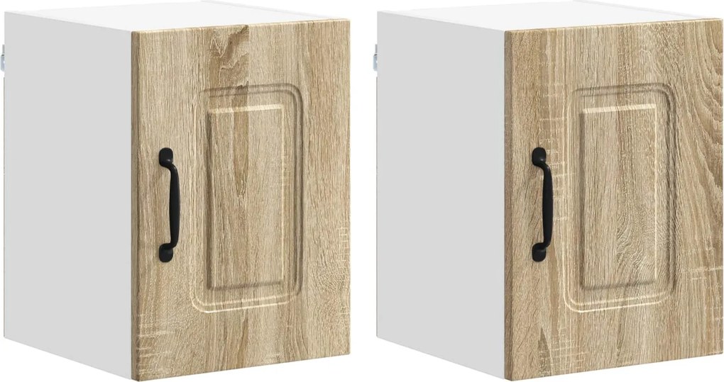 vidaXL Konyhaszekrény Kalmar 2 pcs Sonoma tölgy 30 x 31 x 40 cm