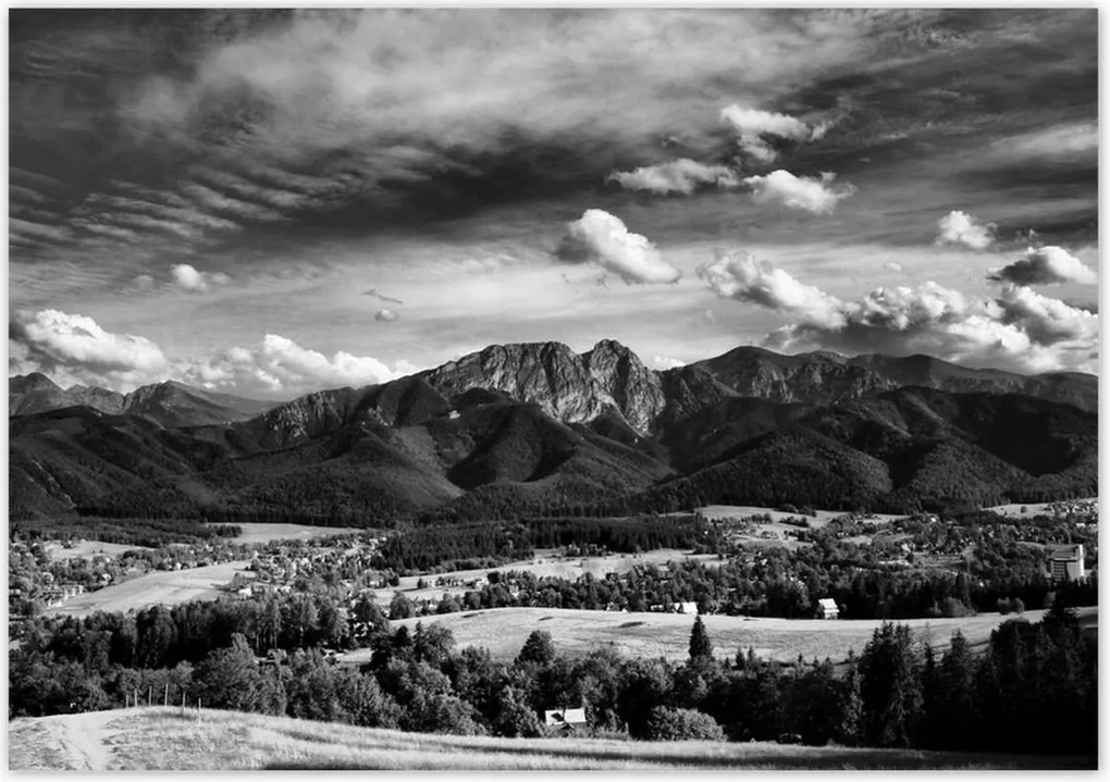 Poszterek 100x70 Tátra Lengyel hegyek Kilátás