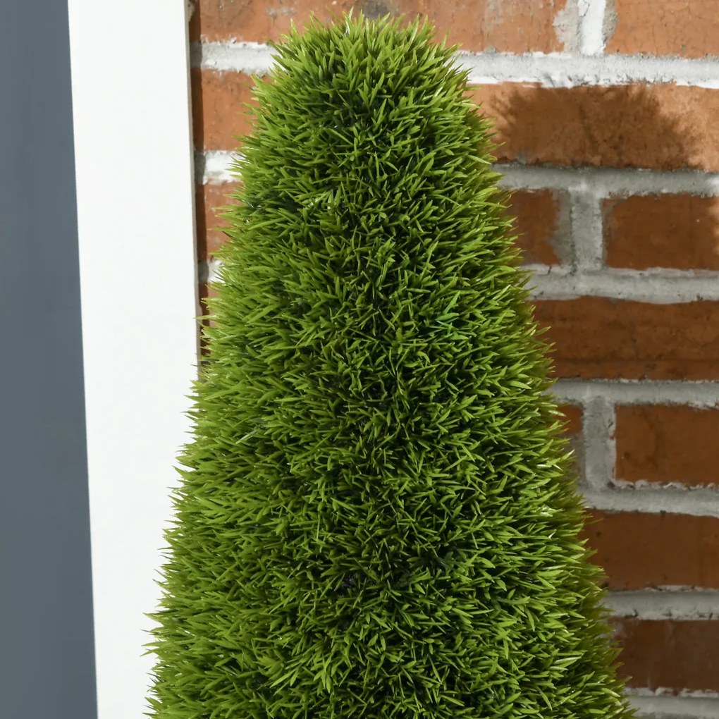 Műnövény szett, 2 db ciprus, cserépben 90cm magas