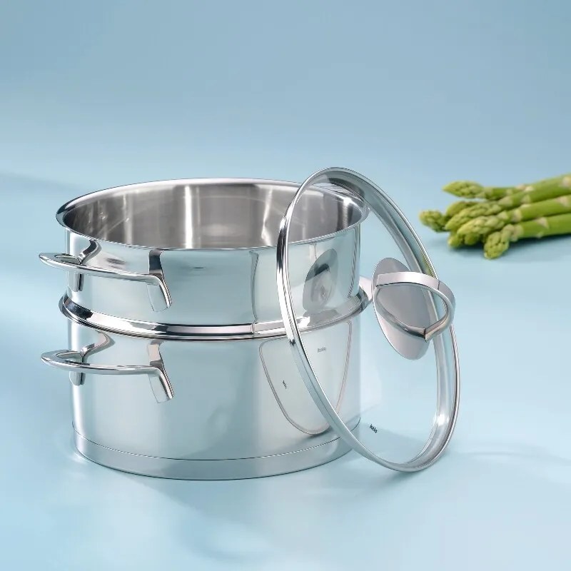 Kela CAILIN rozsdamentes acél párolóedény fedővel, 20 cm